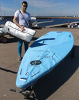 Knots12 Laser marine PU600 top cover - personalised with name and signature (personalisation print layout size A3), Estonian Flag. Laser rudder bag personalised.