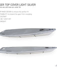 Knots12 Laser boat top cover light silver. Reasons you will love our cover for. Tailor made design to ensure the perfect fit. Breathability to prevent the gear from moulding. UV resistant. Easy on, easy off. Lightweight.