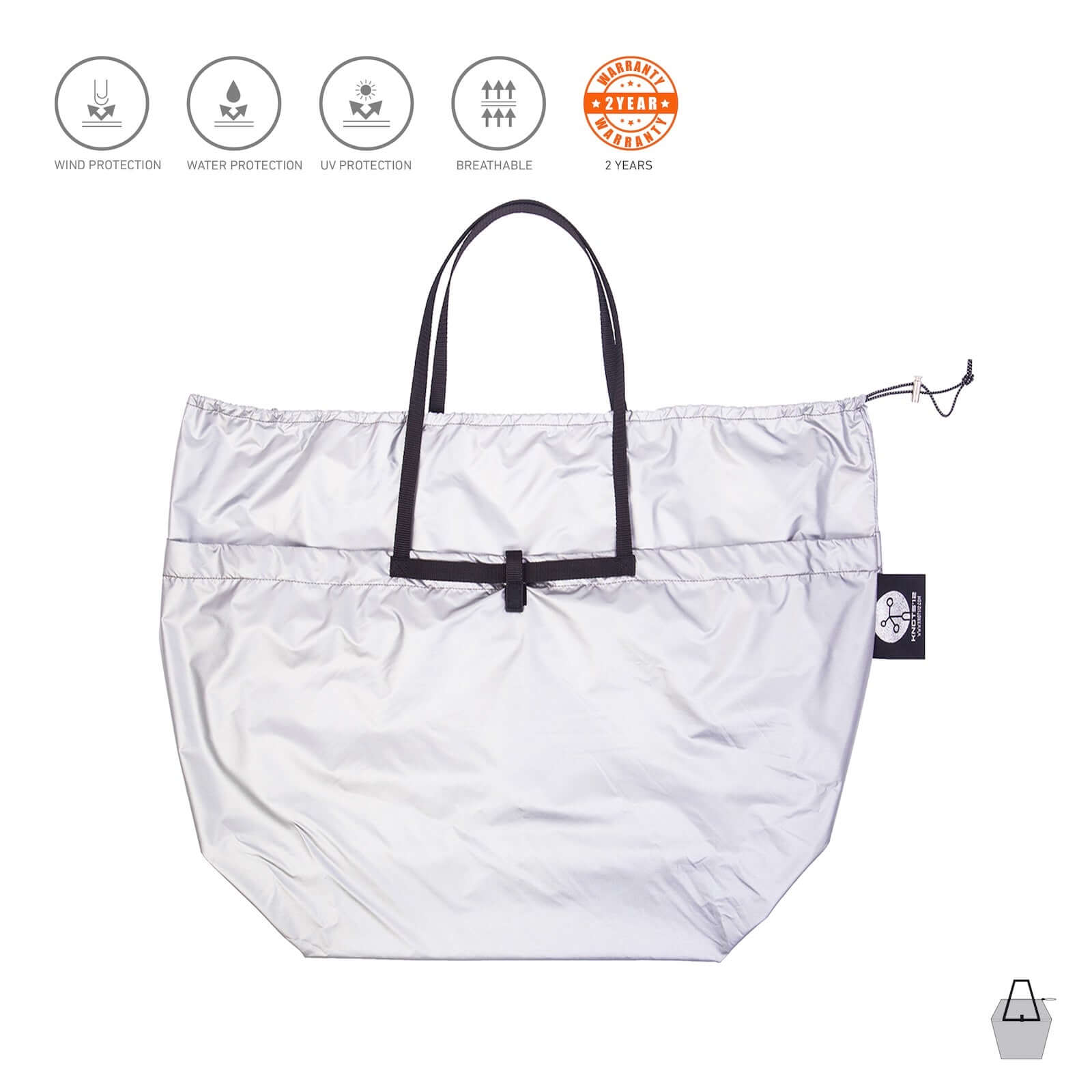 NUTEMPEROR / ナットエンペラー - LIGHT NYLON BAG (LIGHT GREEN