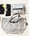 Knots12 light silver gear bag EAN / GITN:  4744422010167 fits: sailing vest, costal sailing jacket, Championship Gloves - Short Finger, Sailing vest, trainers, Performance Hiking Pads, Optimist Light top cover. 