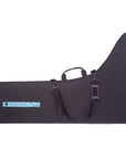 "Knots12 Optimist centerboard padded cover bag EAN / GTIN code: 4744422010136, The bag is made of high-quality materials, PU600, polyester, and 3mm polyurethane foam. It is water-repellent, while at the same time ""breathable"". Bags back side is black with blue print."