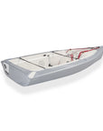 Knots12 high quality Zoom8 dinghy  bottom cover light silver. Material polyester. Colour: silver / light blue, orange welt. Reflective name tags. UV protection. EAN / GTIN code: 4744422010075,  made in Estonia/European Union.