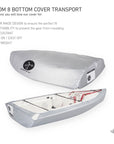 Knots12 Zoom8 dinghy bottom cover for transport and storage EAN/ GTIN: 4744422010082. Reasons you will love our cover for. Tailor made design to ensure the perfect fit. Breathability to prevent the gear from moulding. UV resistant. Easy on, easy off. Lightweight.