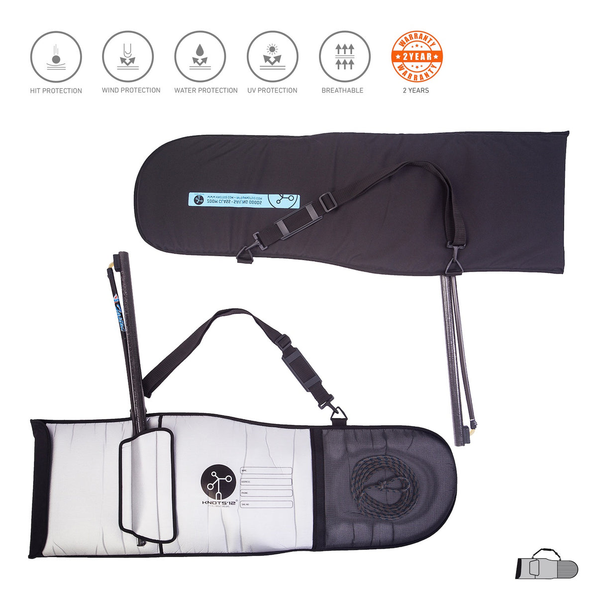 Zoom8 Centerboard Cover, Padded – Knots12