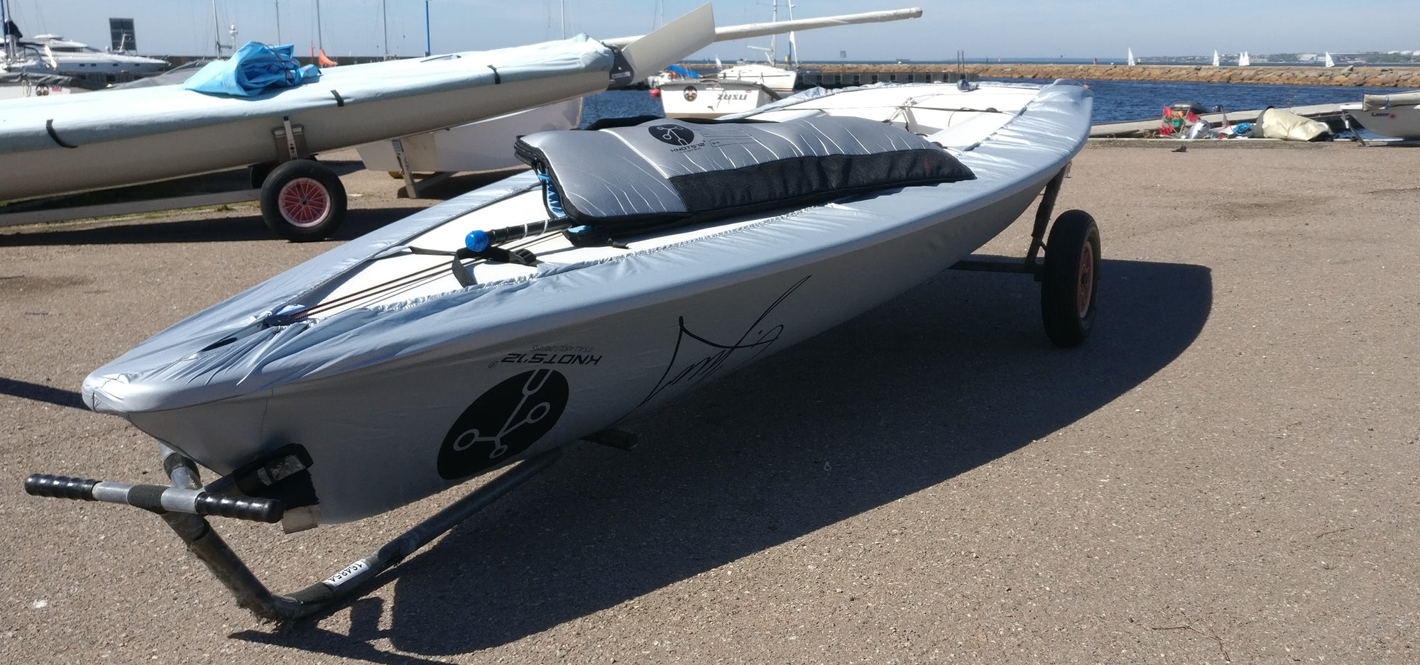 Knots12 personalized Laser bottom cover, Knots12 personalised rudder bag