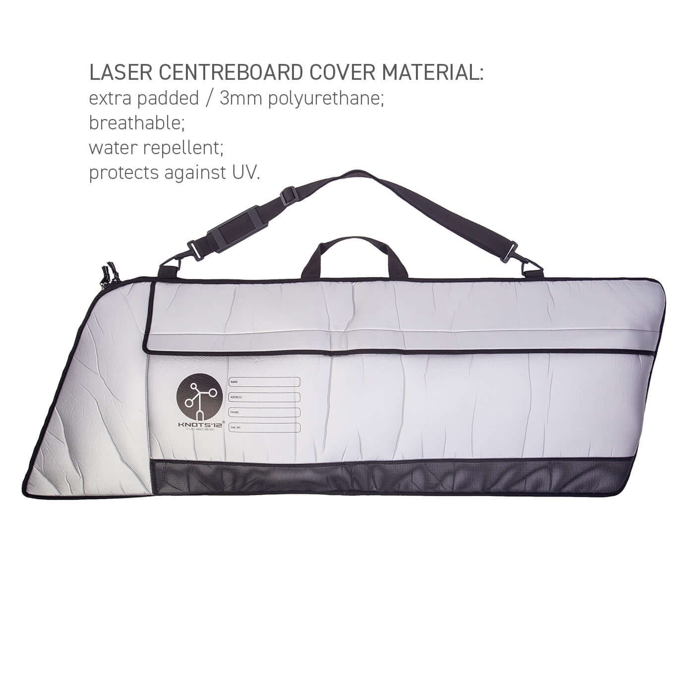 ILCA 7 Centerboard Cover, Padded, Silver – Knots12